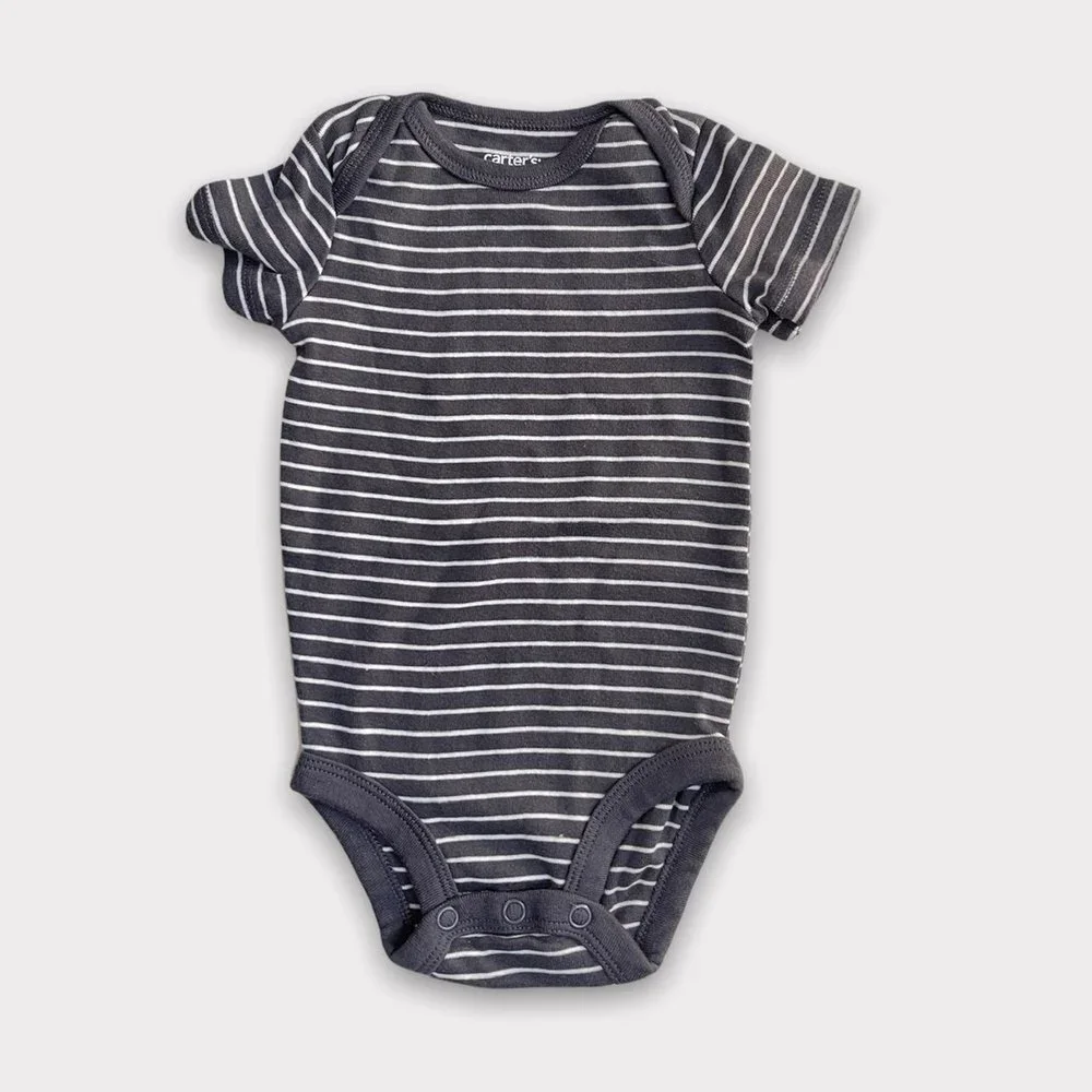 Gender Neutral 0-3 Months Onesies Bodysuits Set of 5 - Picture 3 of 7